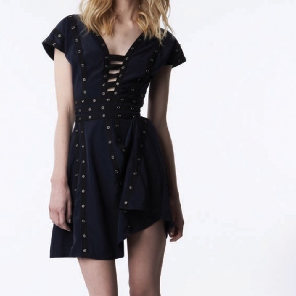 Zac Posen for Target Navy Snap Dress